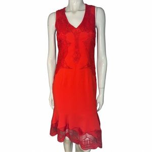 NWOT Jonathan Simkhai lace appliqué sleeveless dress